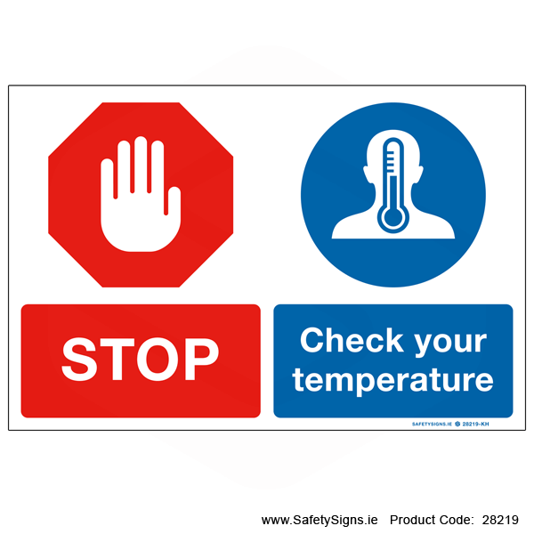 Stop - Check your Temperature - 28219