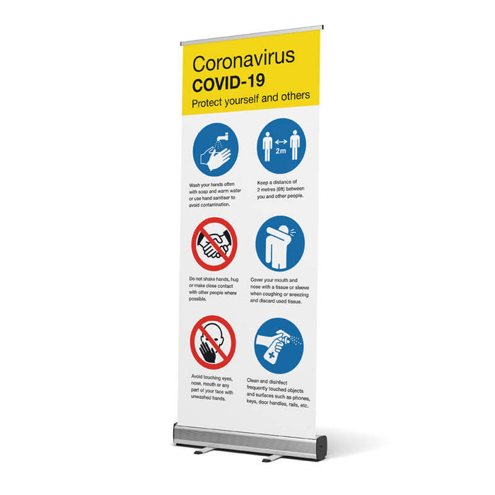 Coronavirus Covid-19 - Pullup Banner - 62007
