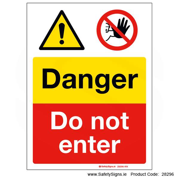 Danger - Do Not Enter - 28296