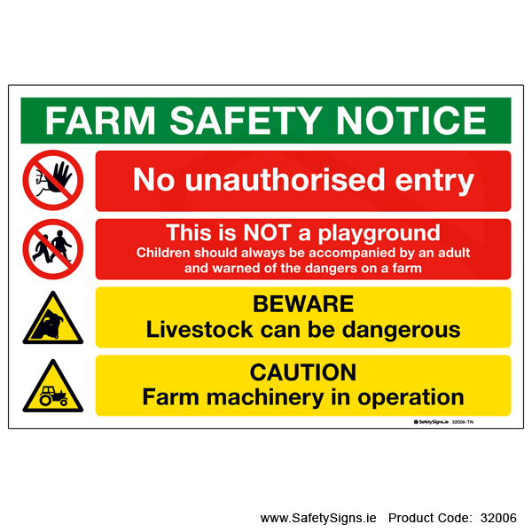 Farm Safety Notice - 32006