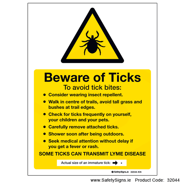 Ticks - Lyme Disease - 32044