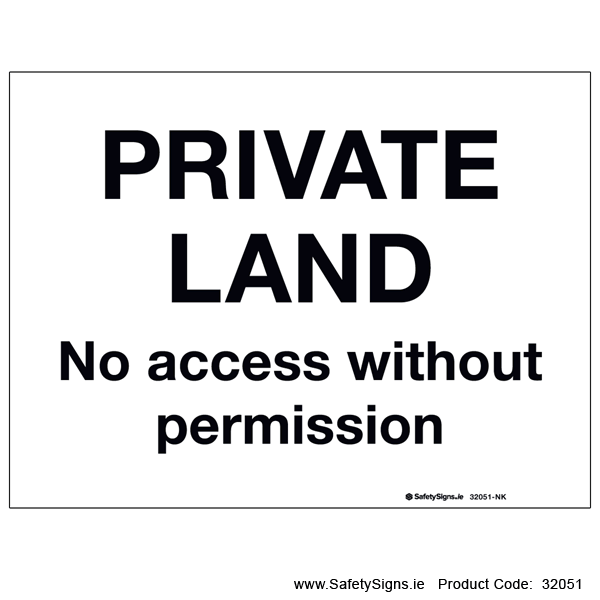 Private Land - 32051