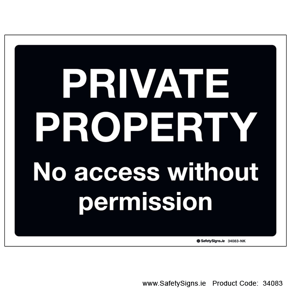 Private Property - 34083