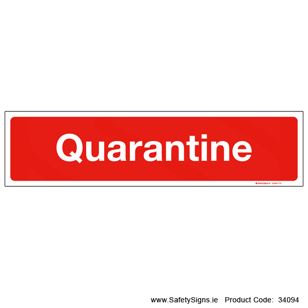 Quarantine - 34094
