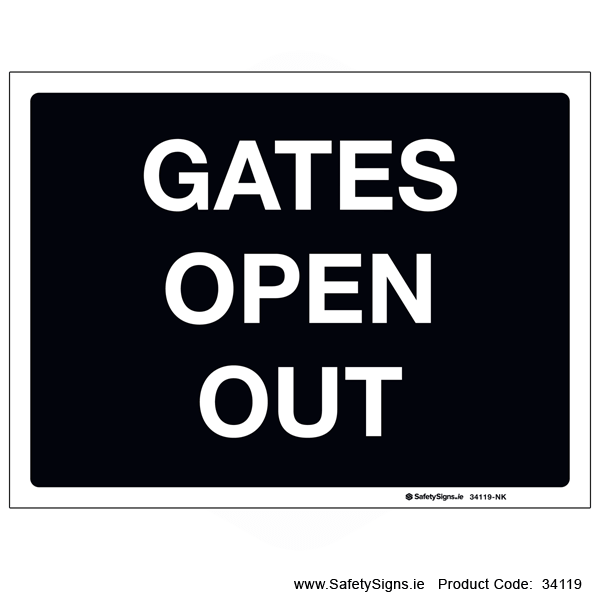 Gates Open Out - 34119