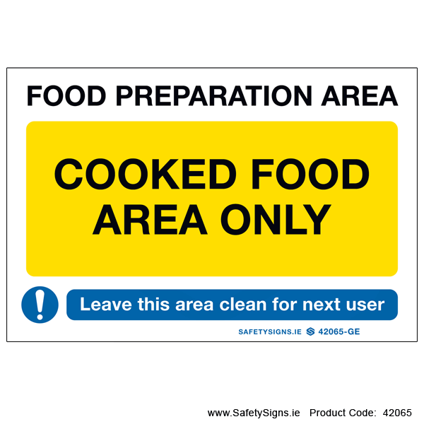 Cooked Food Area - 42065