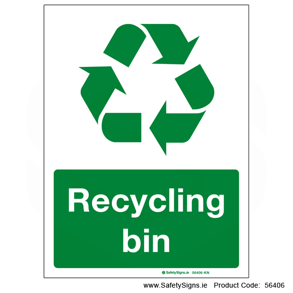 Recycling Bin - 56406