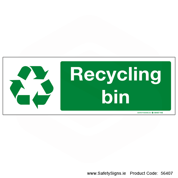 Recycling Bin - 56407