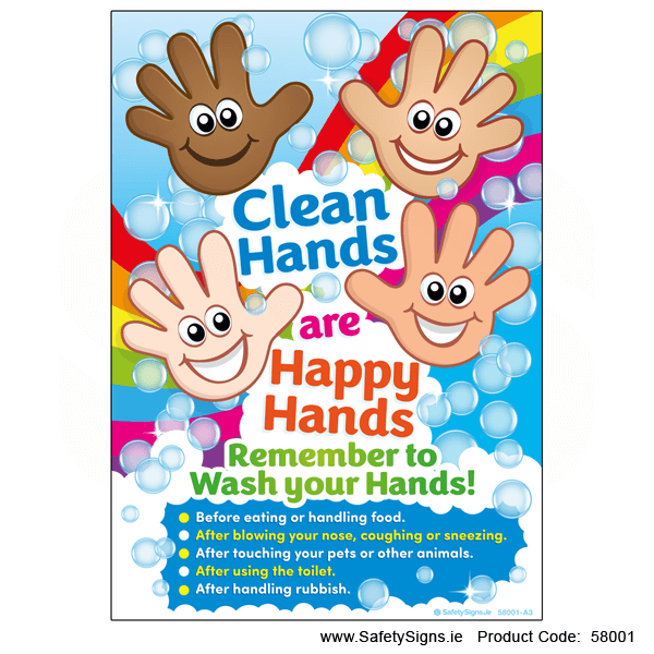 Clean Hands are Happy Hands - 58001