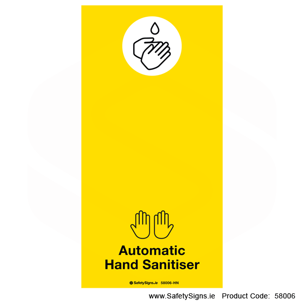 Hand Sanitiser - Panel with Dispenser - 58006