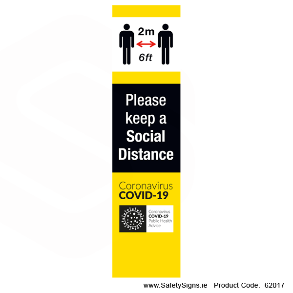 Social Distance - Bollard Cover - 62017