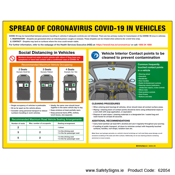 Spread of Covid-19 in Vehicles - CIF - 62054
