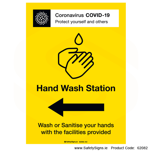 Covid-19 Hand Wash Station - Left - 62082