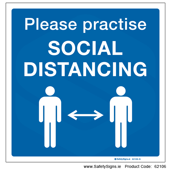 Practise Social Distancing - 62106