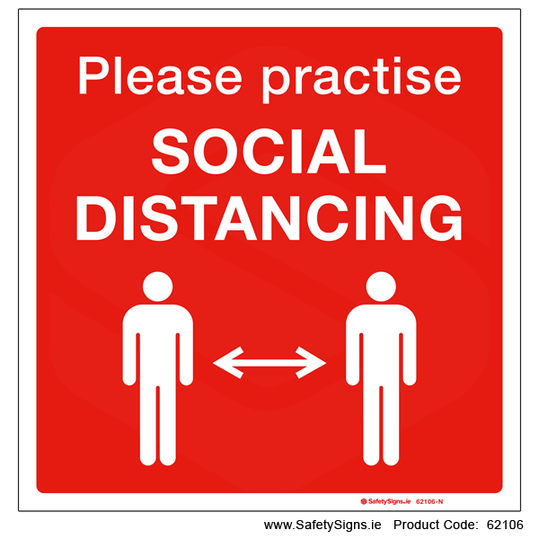 Practise Social Distancing - 62106