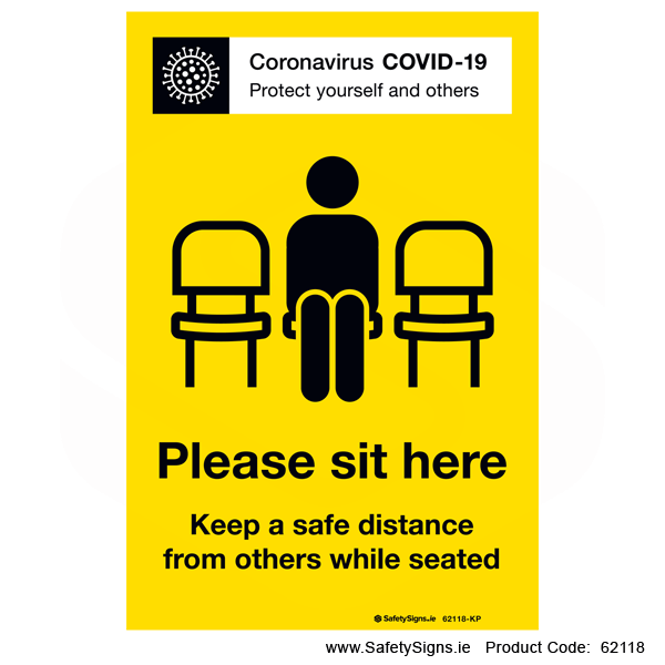 Covid-19 Please Sit Here - 62118