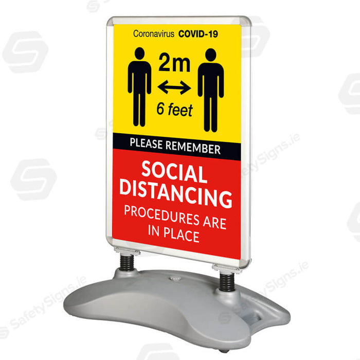 Social Distancing - A1 Windmaster Stand - 62123