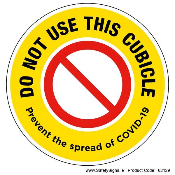 Do not use this Cubicle (Circular) - 62129