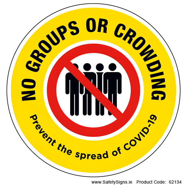 No Groups or Crowding (Circular) - 62134