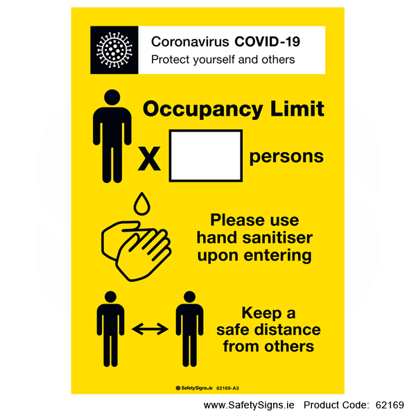Covid-19 Occupancy Limit - 62169