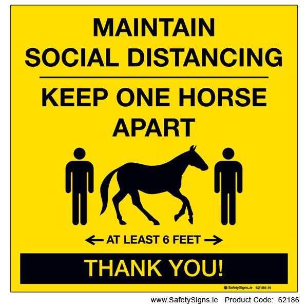 Social Distancing - Equestrian - 62186