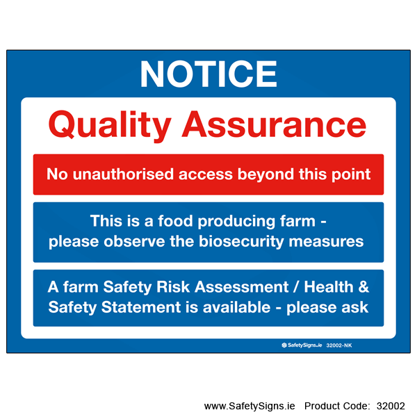 Quality Assurance - 32002