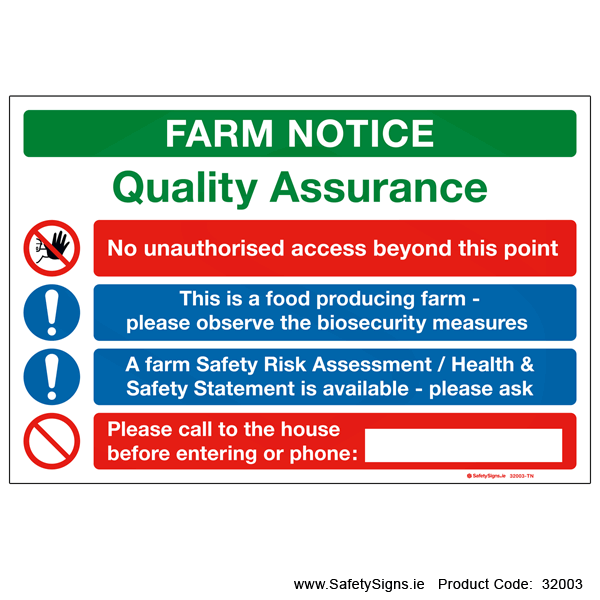 Quality Assurance - 32003