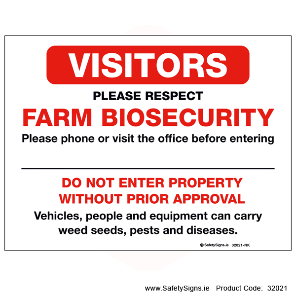 Farm Biosecurity - 32021