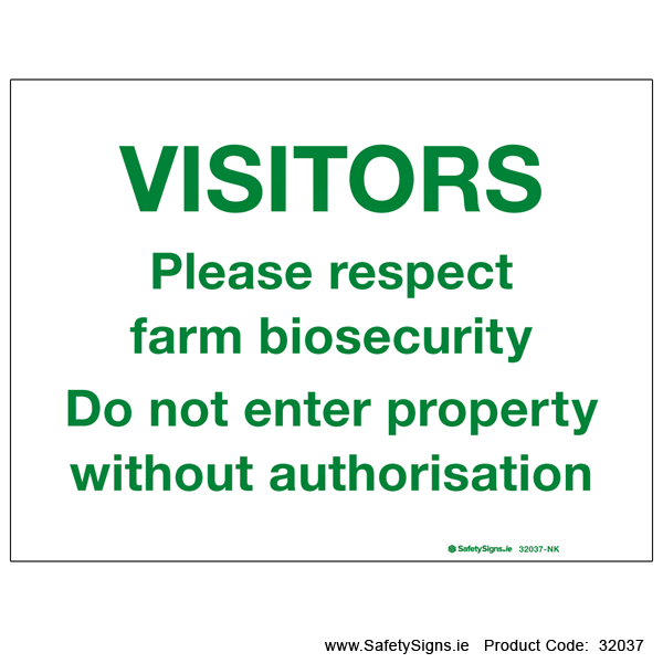 Farm Biosecurity - 32037