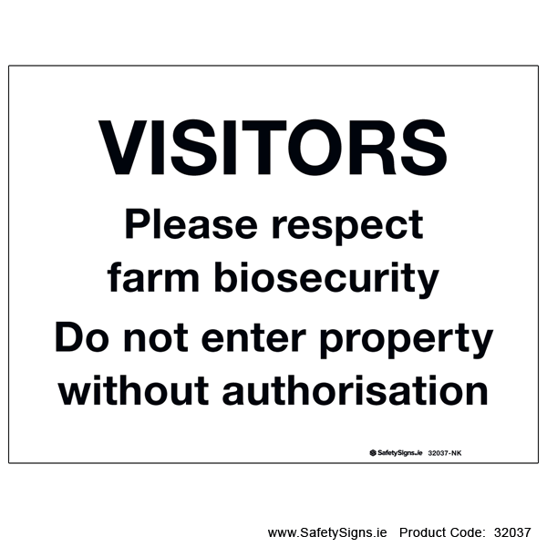 Farm Biosecurity - 32037