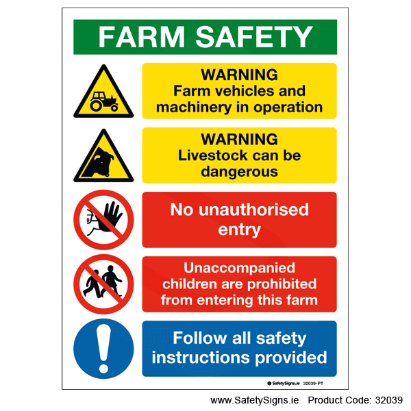 Farm Safety Notice - 32039