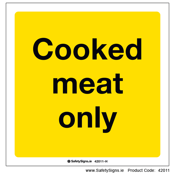 Cooked Meat Only - 42011