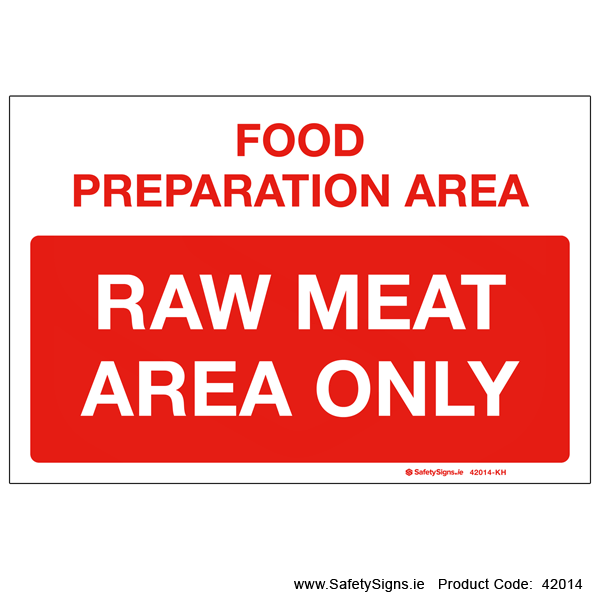Raw Meat Area Only - 42014