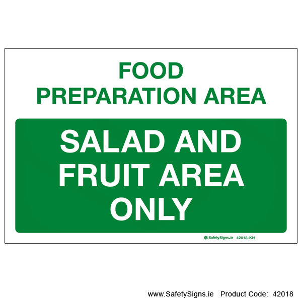Salad and Fruit Area - 42018