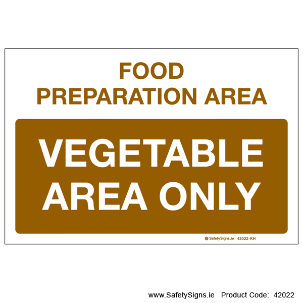 Vegetable Area Only - 42022