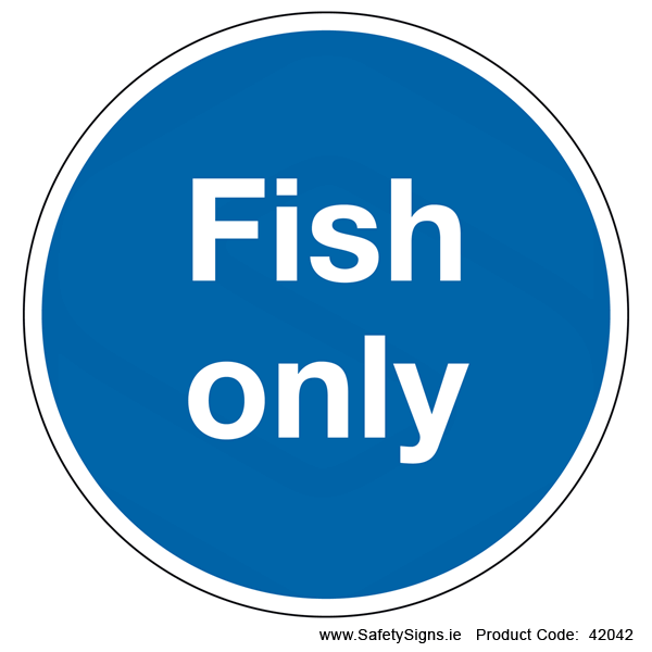 Fish Only (Circular) - 42042