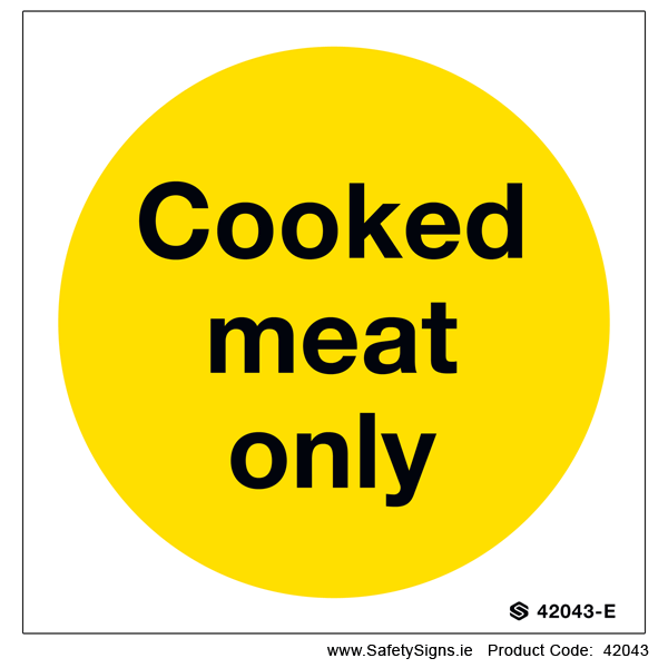 Cooked Meat Only - 42043