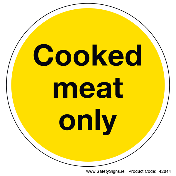 Cooked Meat Only (Circular) - 42044