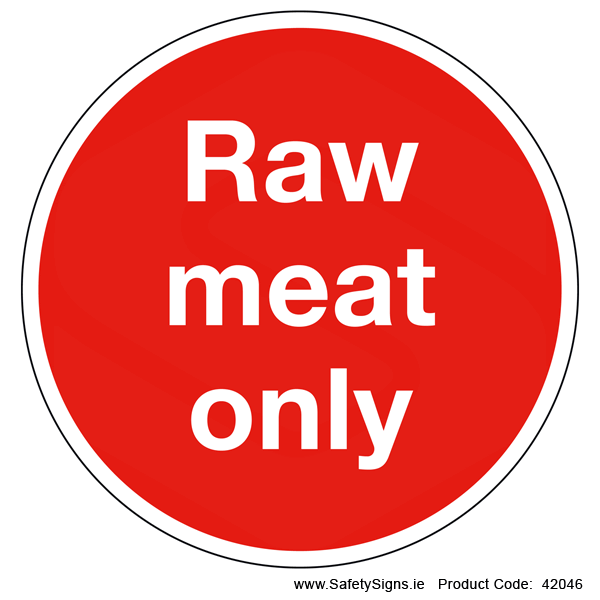Raw Meat Only (Circular) - 42046