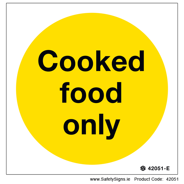 Cooked Food Only - 42051