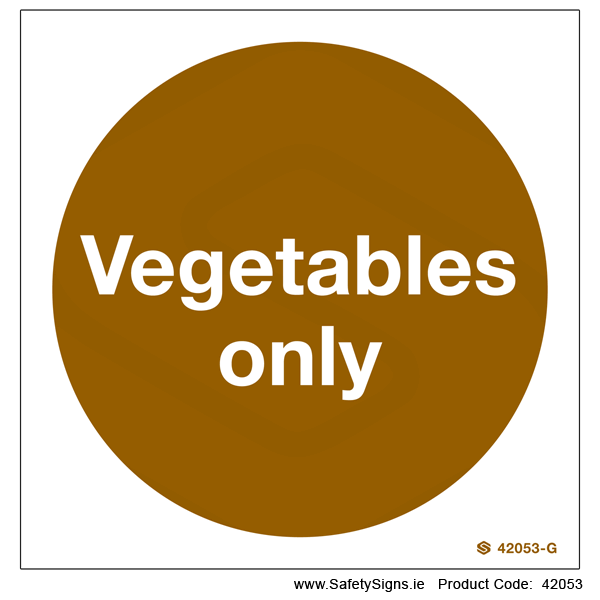 Vegetables Only - 42053