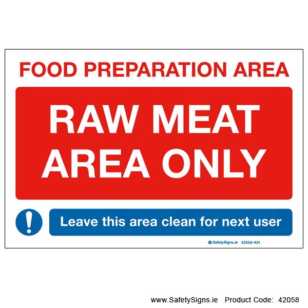 Raw Meat Area - 42058