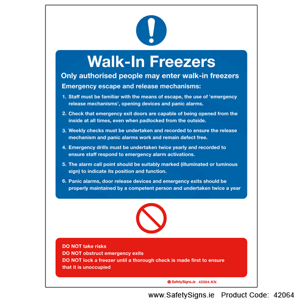 Walk-in Freezers - 42064