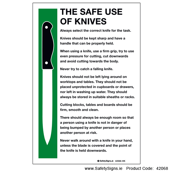 Safe use of Knives - 42068