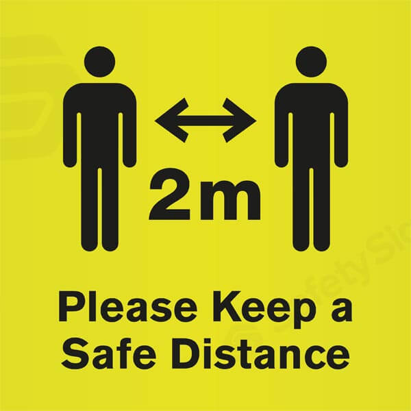 Keep a Safe Distance - Hi-Viz Vest - 62076