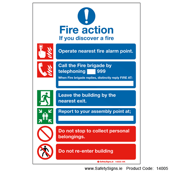 Fire Action - 14005