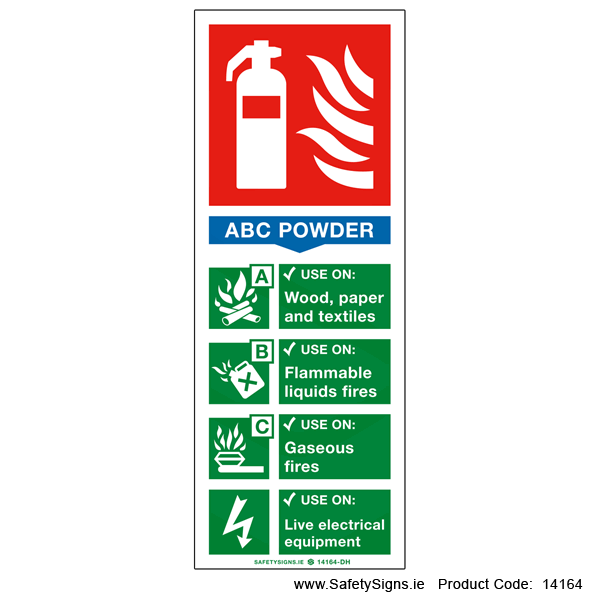 Fire Extinguisher SG14 ABC Powder - 14164
