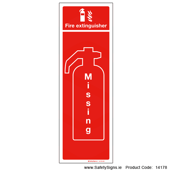 Fire Extinguisher Location Panel - 14178