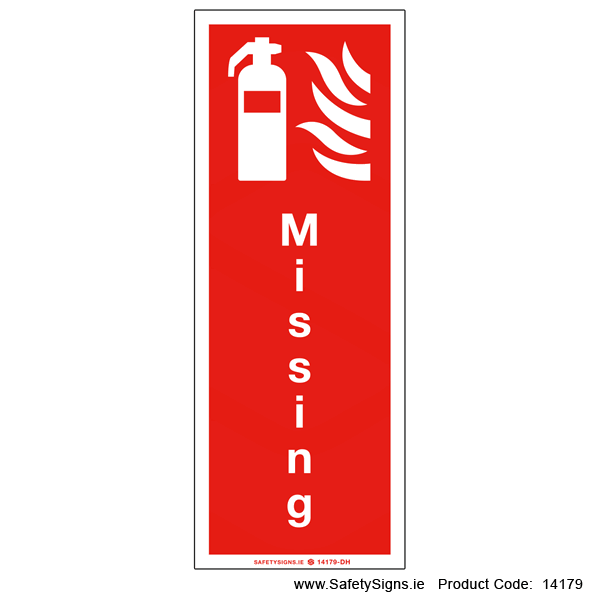 Fire Extinguisher SG14 Missing - 14179