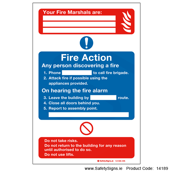 Fire Action with Fire Marshals - 14189